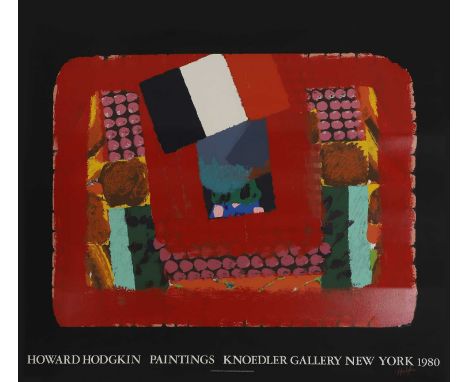 After Sir Howard Hodgkin 'In a French Restaurant' (Knoedler Gallery)screenprint in colours, 1980, signed 'Hodgkin' l.r., from