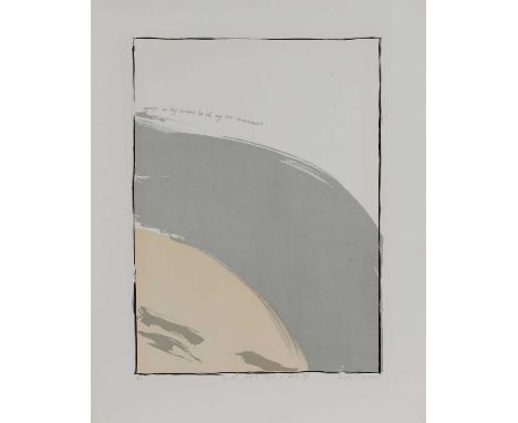 Sandra Blow RA (1925-2006) 'Hamlet Act 3, Scene I, Line 89'lithograph in colours, signed 'Sandra Blow' in pencil l.r., inscri