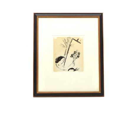 ▲ Marc Chagall (Russian-French, 1887-1985) 'Banquet with Hand'lithograph, in black ink, 1957, printed by Maeght23 x 20cm, fra