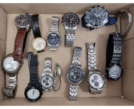 Quantity of gent's watches&nbsp;to include Lorus, Sekonda, Accurist and Casio&nbsp;