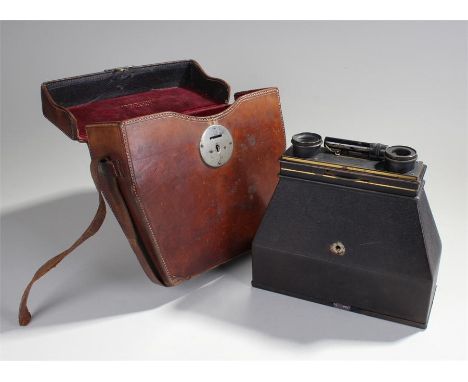 Jules Carpentier Photo-Jumelle Camera, serial no. 8066-2, with E. Krauss Tessar-Zeiss f/6.3 88mm lens, serial no. 28772, with