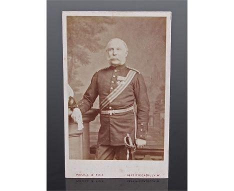 Victoria Cross interest, a CDV of Colonel Richard Wadeson VC (31 July 1826 – 24 January 1885) wearing a Victoria Cross and In