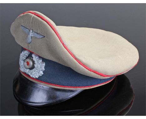 German World War II army Officer's hat, Nazi insignia 
