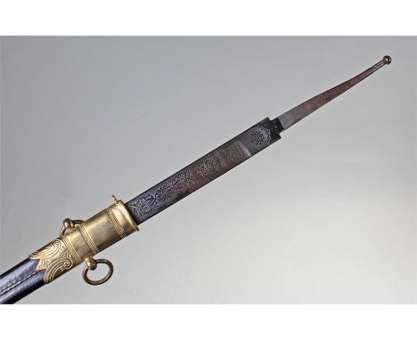George V Naval officers dirk, by Henry Wilkinson, Pall Mall London, retailed by Gieves Ltd, London, Portsmouth and Devonport,