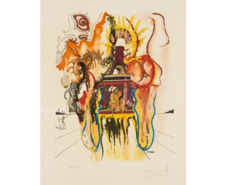 δ Salvador Dali (1904-1989)Mystic (M&amp;L 1396b)Lithograph printed in colours, 1973, signed and numbered from the edition of