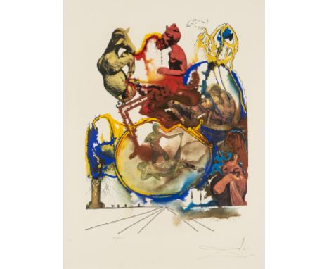 δ Salvador Dali (1904-1989)Heroic (M&amp;L 1395b)Lithograph printed in colours, 1973, signed and numbered from the edition of