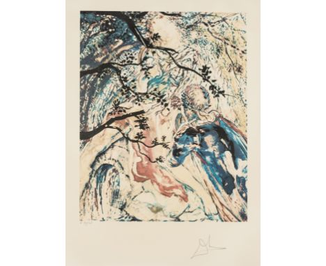 δ Salvador Dali (1904-1989)Lancelot and Guinevere (Field 79-7B; M&amp;L 1565g)Lithograph printed in colours, 1979, signed, in