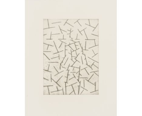 δ Antony Gormley (b.1950)DomainEtching, 2013, signed, titled, dated and numbered from the edition of 100 verso in pencil, on 