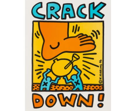NO RESERVE Keith Haring (1958-1990) (after)Crack Down! (Prestel 47)Offset lithograph printed in colours, 1986, from the editi