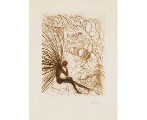 δ Salvador Dali (1904-1989)Napoleon (Field 70-8; M&amp;L 430b)Etching printed in sepia, 1970, signed and numbered from the ed