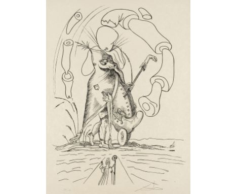 δ Salvador Dali (1904-1989)From 'Les Songes drolatiques de Pantagruel' (Field 73-7P; M&amp;L 1406e)Lithograph, 1973, signed a