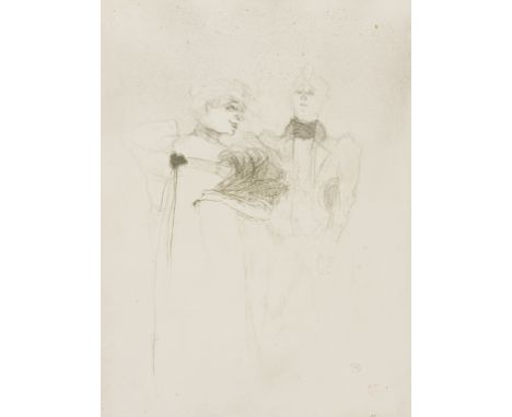 Henri Toulouse-Lautrec (1864-1901) Mademoiselle Lender, dans Madame Satan (Wittrock 47)Lithograph printed in olive-green, 189