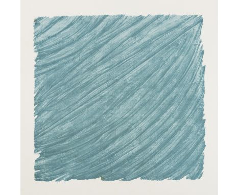 δ Kim Lim (1936-1997)Untitled (Blue)Lithograph printed in blues, 1993, signed, dated, inscribed 'Lithograph Curwen Chilford A