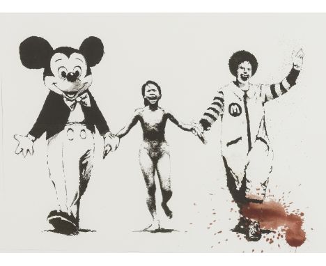 δ Banksy (b.1974)Napalm (Can't Beat the Feeling)Digital pigment print in colours, 2006, signed, inscribed and numbered from t