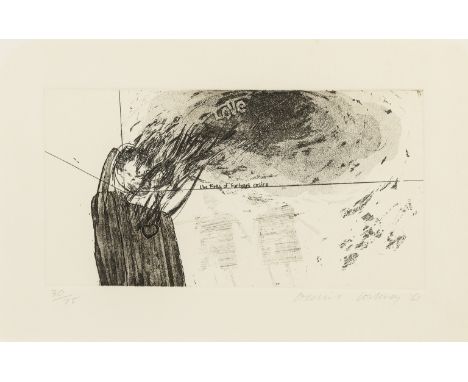 δ David Hockney (b.1937)The Fires of Furious Desire (Scottish Arts Council 5, Tokyo 5)Etching with aquatint, 1961, signed, da