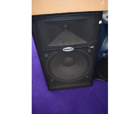 A Samson Active Monitor Live L615 powered speaker, powers up and working