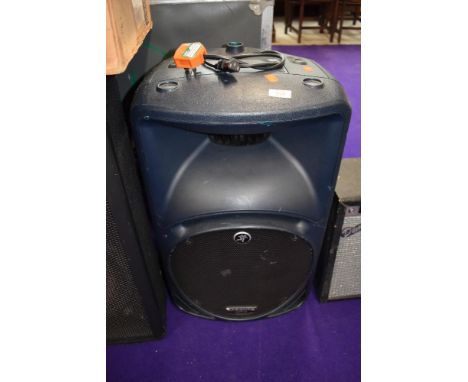 A Mackie SRM450 powered speaker /monitor