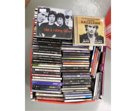 Approximately one hundred and twenty compact discs, rock, pop, dance , Indie and more.