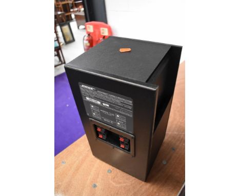 A Bose Acoustimass 3 series three speaker system