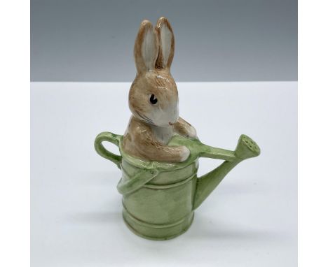 Glossy porcelain. Modeled in light green and brown colors. John Beswick, Royal Doulton and F Warne &amp; Co. Beatrix Potter c