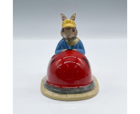 Adorable bunny in a red toy car. Royal Doulton backstamp. Issued: c. 2001Dimensions: 3.75''L x 2.75''W x 3.25''HEdition Numbe