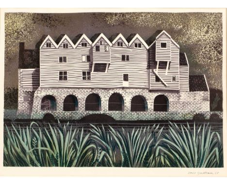 David Gentleman (b.1930)
Horstead Mill, Norfolk, 1966
stamped signature and date (lower right)
lithograph
34 x 45cm.