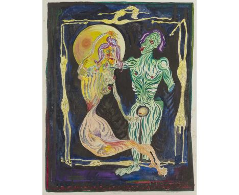 Andrew Lord
Seeking Desire, 1990
signed and dated in pencil
lithograph
60 x 47cm.