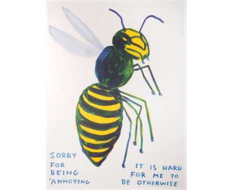 David Shrigley (b.1968)
Sorry for Being Annoying, 2021
off-set lithograph
80 x 60cm, unframed.
