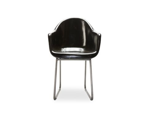 Regatta Bucket Chair Vintage Fibreglass Black 60 X 62 X 88.5cm Rrp £380