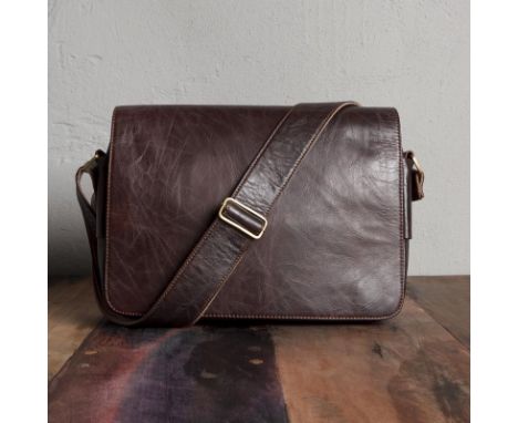 Daddy Greg Vintage Cigar Messenger Bag W 42cm H 27cm D 14cm RRP  £420