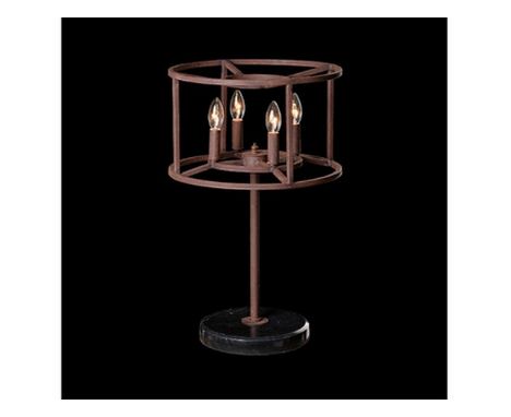 Crown Table Lamp Antique Rust (EU) 40 X 40 X 62cm  The Crown Collection Is An Interpretation Of Industrial  Design Emphasizin