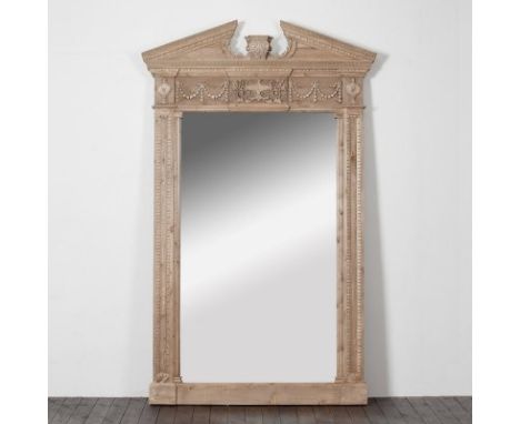 Georgian Architectural Mirror Genuine English Reclaimed  Timber 120 X 7.5 X 90cm  The Georgian Architectural Mirror Is Design