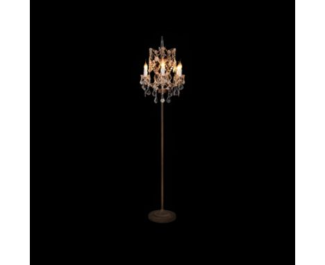 { Option of lots:  546, 547 } } } Crystal Floor Lamp 46 X 46 X 178cm  The Iconic Crystal Chandelier Is A True Testament To Th