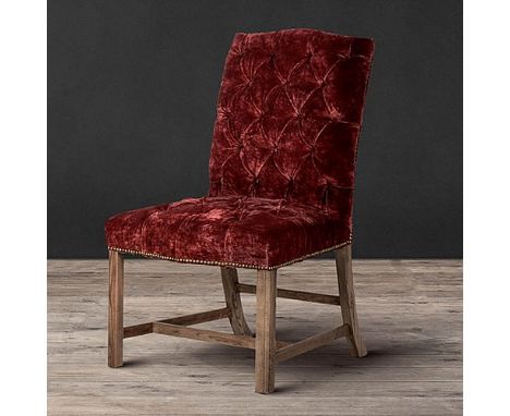 { Option of lots:  702, 703 } } } Regency Dining Chair -Siren Rose & W.Oak 60 X 67 X 98cm  Inspired By Brighton Pavilion In E