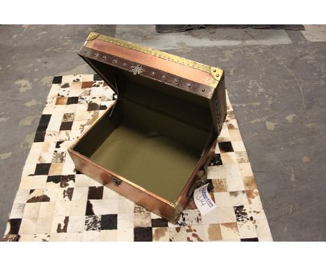 Watson Trunk Oxide Brass 57 X 42 X 28cm  The Watson Collection Takes The Nostalgic Travel Trunk Of Yesteryear  The Perfect St