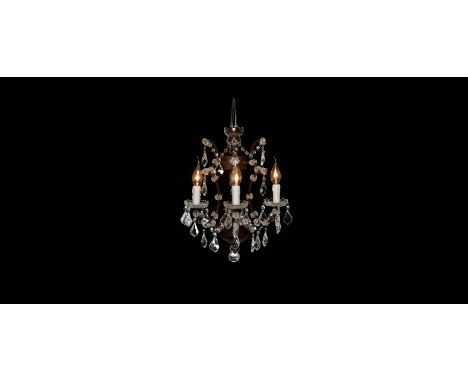 { Option of lots:  483, 484 } } } Crystal Sconce Grey 38.5 X 24 X 50.5cm  The Simple Yet Sophisticated Design Of The Lighting