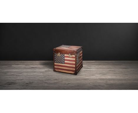 White Star Trunk Stars And Stripes 59 X 59 X 60cm RRP £1260