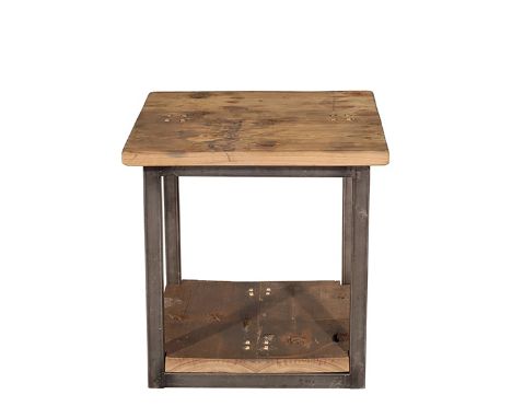 Axel Lamp Table Natural Genuine Reclaimed Vintage Boat Wood Natural 60 X 60 X 60cm The Designers Axel Range Has A Great Indus