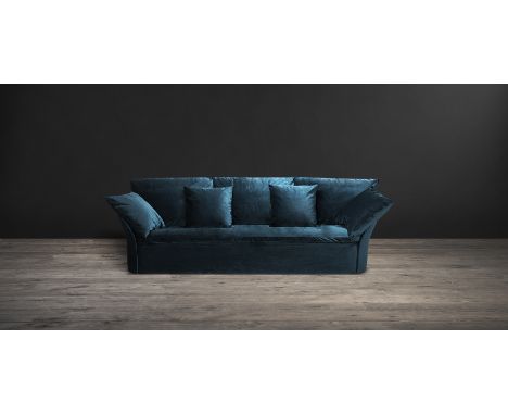 Den Sofa 4 Seater R.V.Teal 280x106x96cm RRP  £ 6630