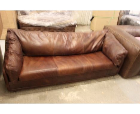 Comfy 2 Seater Leather Sofa 200 X 90 X 65cm RRP  £2900