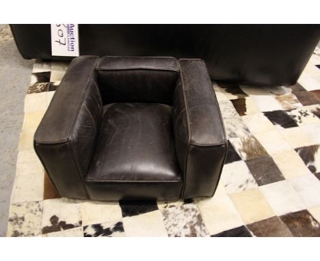 Mini Tribeca Sofa - Ornamental Old Saddle Black 33.2 X 30.3 X 18.3cm