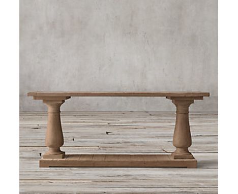 Old Grand Library Balustrade Console Genuine English Reclaimed Timber 180 X 46 X 76cm RRP  £1200