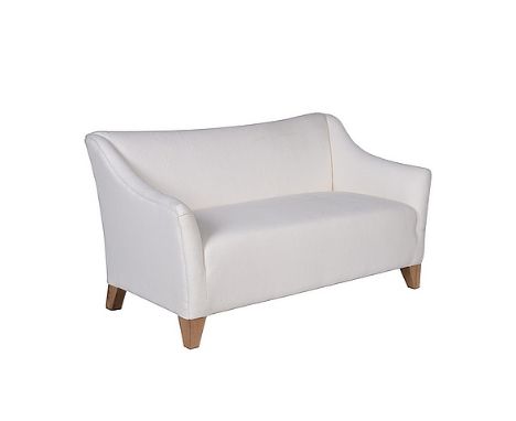 James Sofa 2 Seater Galata Linen White & Weathered Oak 140x73.5x75.5cm RRP  £ 2289