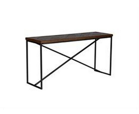 Rochelle Console Table Saloon And Iron 162 X 54 X 87cm RRP £1010