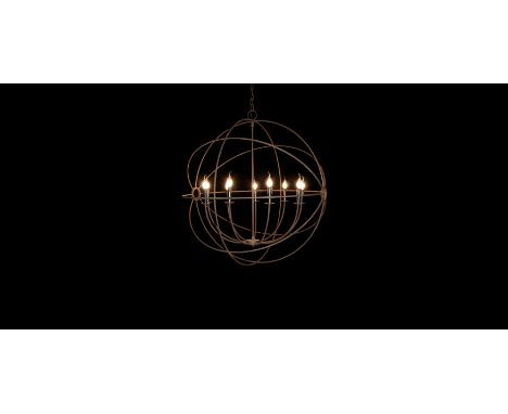 Gyro Pendant Light Chandelier 82 x 82 x 89cm The Gyro lighting collection is inspired by nineteenth century experimental phys