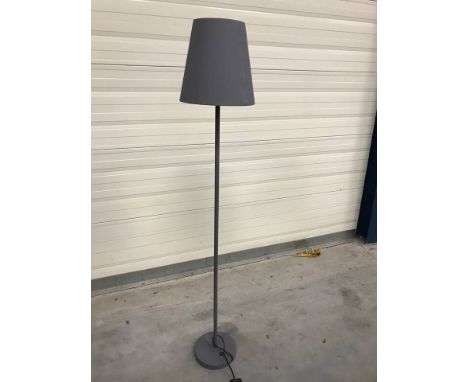 He Floor Standing Lamp Solid Metal Grey 32 X 32 X 170 Cm RRP  £495