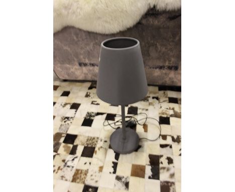 He Grey Table Lamp Metal 24 X 24 X 60 Cm RRP  £190