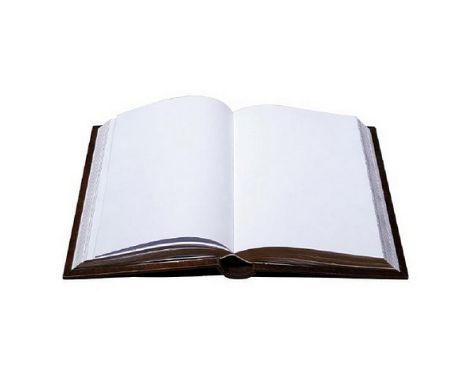 { Option of lots:  264A, 264B, 264C } } } }  Comments Book Vintage Bianco (X1) 29.5x40.5x8.5cm RRP  £ 294