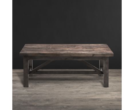 Axel Mk2 Coffee Table 152x91cm Natural Genuine Reclaimed  Vintage Boat Wood Natural 152.4 X 91.4 X 46cm RRP  £1325