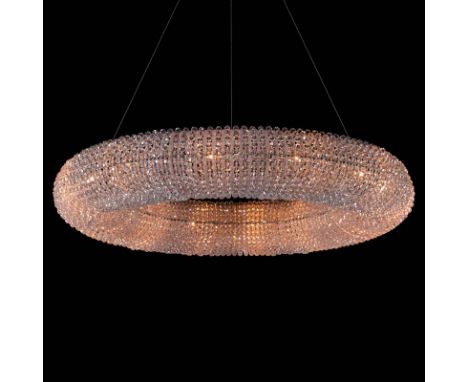 Saturn Pendant 150cm Brilliant 150 X 150 X 20cm  1930's Deco Era Inspired The Saturn Chandelier Has Been Created With Over 44